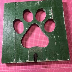 Hobby Lobby Green Paw Print Wall Hook